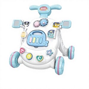 Multifunctional Baby Early Educational Toddler Plastic Activity Leaning Walker Plastic Baby Walker for Boys Girls
