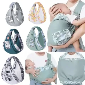 Baby Carrier for Toddlers and Newborns, Ergonomic Baby Carrier, Comfortable, Breathable, Newborn Sling with Adjustable Shoulder