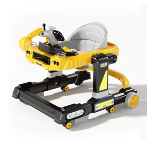 Anti-O-Leg Construction Baby Walker – Multifunctional, Foldable for Ages 6-18 Months