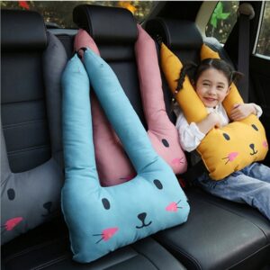 Travel Pillow,Car Pillow Kids Car Seat Pillow U Shaped Pillow for Travel Skin-Friendly Material the Sleeping Aid on Road Trips