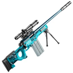 ABS Plastic Sniper Toy – 98K AWM Soft Shot Gun for Outdoor Play