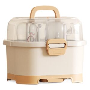 Transparent Large Baby Bottle Storage Rack Dustproof Safe Material Free Sample Milk Powder Dryer Storage Box