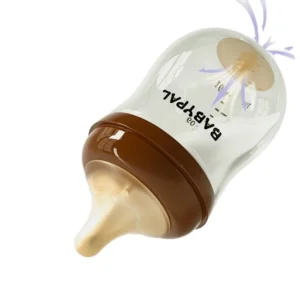 BPA-Free Anti-Flatulence Baby Bottle Glass Feeding Bottle for 0-12 Months Baby