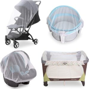 Baby Mosquito Net for Stroller, Durable Bug Net for Stroller, Car Seats,Portable Mini Crib, Portable,Durable Baby Insect Netting