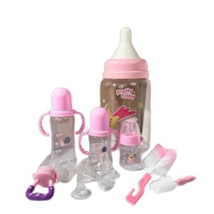 Creativity Portable Baby Bottle and Brush Set Gifts for Newborns Featuring Creative Kids Feeding Products