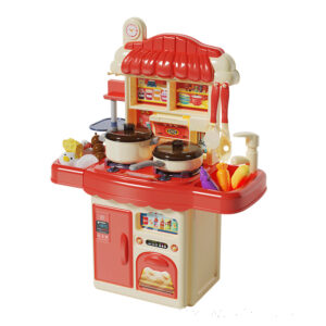 Kids’ Simulation Kitchenware Set – Stove, Cookware & Cutlery for Pretend Cooking