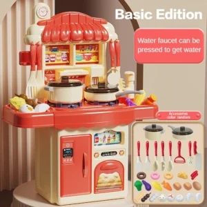 Children's Kitchen Stove Toy Play Home Cutlery Simulation Kitchenware Cooking and Cooking Set