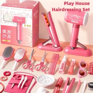 Girls Beauty Salon Set – Pretend Play Hair & Makeup Gift