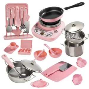 Cooking set toys pretend to play toys