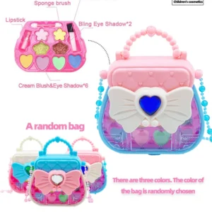 Children's makeup princess makeup box girls' toys makeup set lipstick eyeshadow safe and non-toxic toys birthday Christmas gift