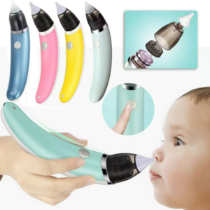 Electric Baby Nasal Aspirator – Plush Handle for Gentle Snot Suction