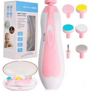 Baby Electric Nail Grinder & Clipper – Anti-Scratch Set for 0-3 Years