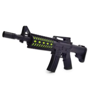 Electric Educational Plastic Shooting Submachine Gun Toy with Sound Light Music Effects for Kids 2-7 Years Outdoor Use Autonomy