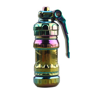 Mini Metal EDC Stress Relief Toy Grenade – Hand-Launched with Finger Ring, Shell Ejection