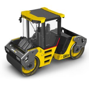1:50 Scale Simulation Plastic Model Double Road Roller Engineering Truck Toy