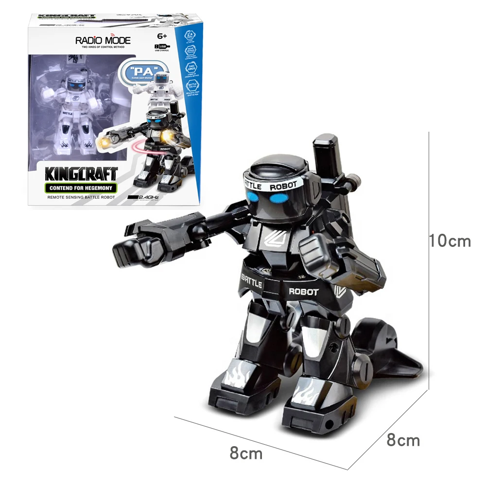 New Arrivals Radio Control Toy 2 Player Combat Kinect Sparring Robot Infrared Kumite Interactive Toy for Kid Fighting Robot