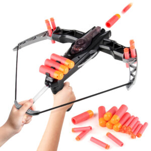 EVA Foam Bullet Shooting Toy Bow Launcher Crossbow with Foam Bullets