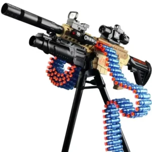 M416 Burst-Fire (Soft Bullet) Toy Gun – Movable Gunner, Reloadable, Outdoor Shooting Interactive Toy for Boys.