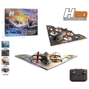 2.4G H20 Rc Stunt Foam Aircraft Land Sea Air Aerial Photography LED Light RC Airplane with Camera