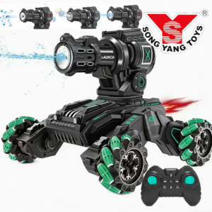 SOYANG Bubble Launcher Remote Control tank 360 Degree Rotation Lateral Stunt Remote Control Vehicle