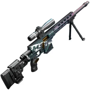 MSR Foldable Shell-Ejecting Soft Bullet Sniper Toy Gun – Supports Graffiti and Assembly
