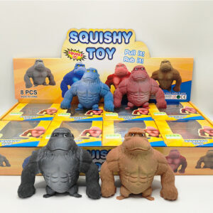 Funny Stress Relief Prank Kid Adult Gorilla Fidget Toys Elastic Decompression Toy Chimpanzee Jungle Animal Sand Toy
