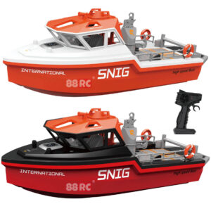 1:12 Scale 2.4GRemote Control Waterproof  Mini Rescue Ship 8km/h Simulation Boat Model Toy