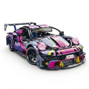 1700pcs RSR Racing Car Building Blocks Set, Technical Model Sports Car Toy DIY Collector's Gift For Adults