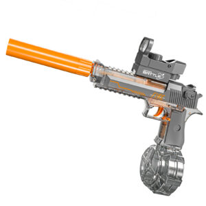 2024 High Quality Outdoor Plastic Toy Manufacturer Wholesale Summer Transparent Electric Water Gun
