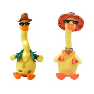 Kids Early Education Electronic Singing & Dancing Duck/Goose Plush Toy Stuffed Animal Doll