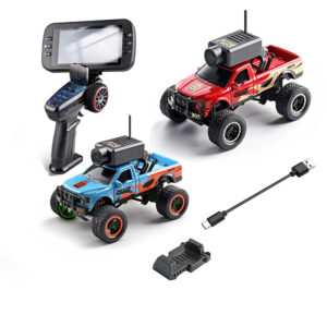 1:64 Scale Mini Metal RC Car with FPV Camera Real-Time Display, 2.4G Full-Proportional Remote Control, High-Speed Drift Racing, Ready-to-Play, Designed for Adults