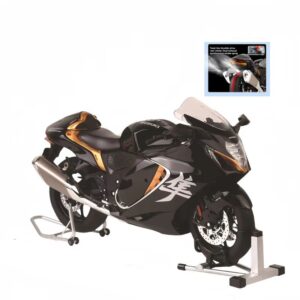 1:6 Scale Hayabusa Diecast Motorcycle Key Open Spray Electric Fun Toy High Tech Novelties Metal Toy