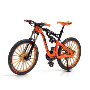1:8 Scale Diecast Bicycle Model Alloy Plastic Metal Mountain Cycle Bend Road Simulation Decoration Toy
