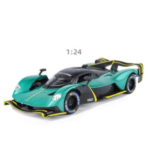 Valkyrie Martin 1:24 Alloy Diecast Car Model Simulation Cars with Sound and Light Metal Toy Vehicle Collection for Kids