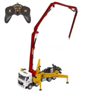 2.4G 1:18 Scale 4CH Alloy Engineering Remote Control Metal Cement Pump Truck Model Toy