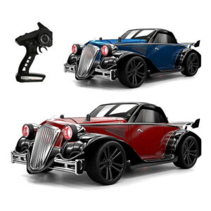 1:16 Scale 2.4GHz Delin Retro Classic RC Car - High-Speed 4-Wheel Drift, 35km/h, Electric Remote Control Model Toy