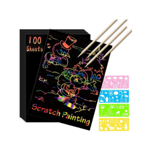 Magical Scratch Art Book for Kids - Unicorn, Craft Kits DIY Activity Unicorn Scratch Art Book