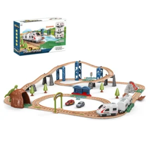 DIY Electric Smart Recognition Track Train Set — City Series, Lights & Music