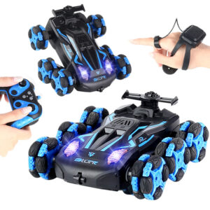 Six-wheel Stunt Drift Lights Double-sided Deformation Gesture Induction RC Climbing Car For Children's Toy