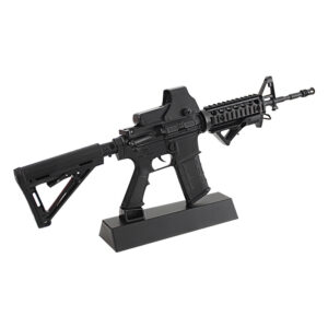 1:4 Scale Mini AR15 Toy Metal Gun Model with Alloy Bullets Military Theme Collection Toy Guns