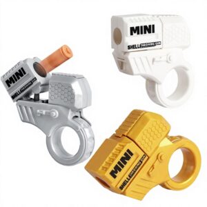 Mini Creative Soft Bullet Radish Gun – Small Toy Gun Keychain/Pendant for Kids