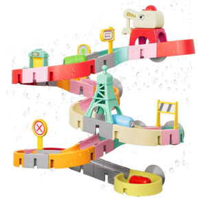Summer Play Water Transfer Music Slide Paradise Bear Plastic Material Bathroom Bathing 0-3 Baby Toys