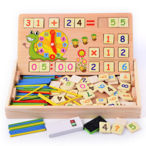 Montessori Number Calculation Kids Interactive Toys Educational Children Puzzle Wooden Toy