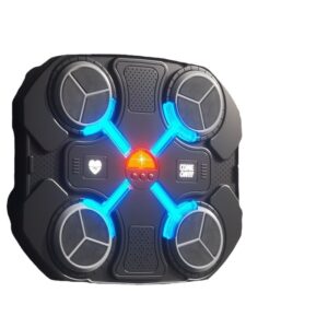 Home Fitness Music Boxing Target for Adult Kids Sports Stress Relief Lighted Smart Music Boxing Training Machine