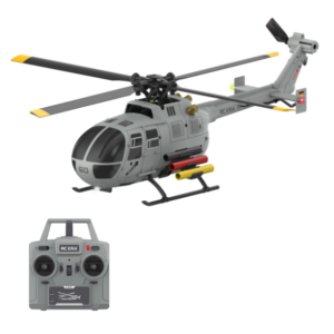 2.4GHz 1:48 RC Helicopter with 6-Axis Gyro, 4CH, Altitude Hold, Optical Flow, Brushless Motor, Kids-Friendly