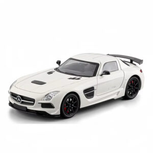 1:24 Car Model benz SLS Alloy Car Model Simulation Cars Sound and Light Collection Metal Toy Model Vehicle