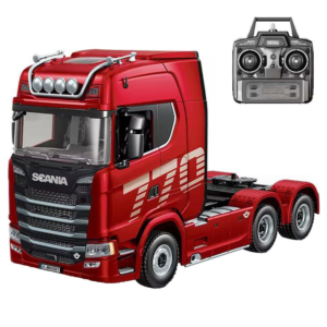 1:18 Scale 2.4G RC 19CH Engineering Trailer Truck with Light & Sound - Remote Control Toy Car for Boys