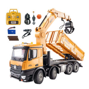 1:14 RC Dump Truck 12CH Plastic Remote Controlled 7.4V 1200mAh Battery 25m Range 30m Playing Time Engineering Toy