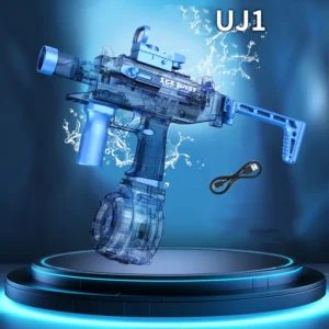 Spray Flame Electric Water Guns for Adult Kids Automatic High Speed Continuous Water Gun Children Summer Outdoor Beach Toys