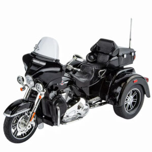 1:9 Scale Diecast  Davidson Model Three-Wheeled Metal Sound and Light Ornament Motorcycle Toy